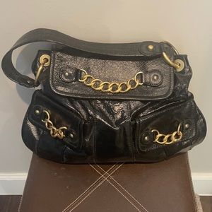 Cynthia Rowley Black Patent Leather Purse